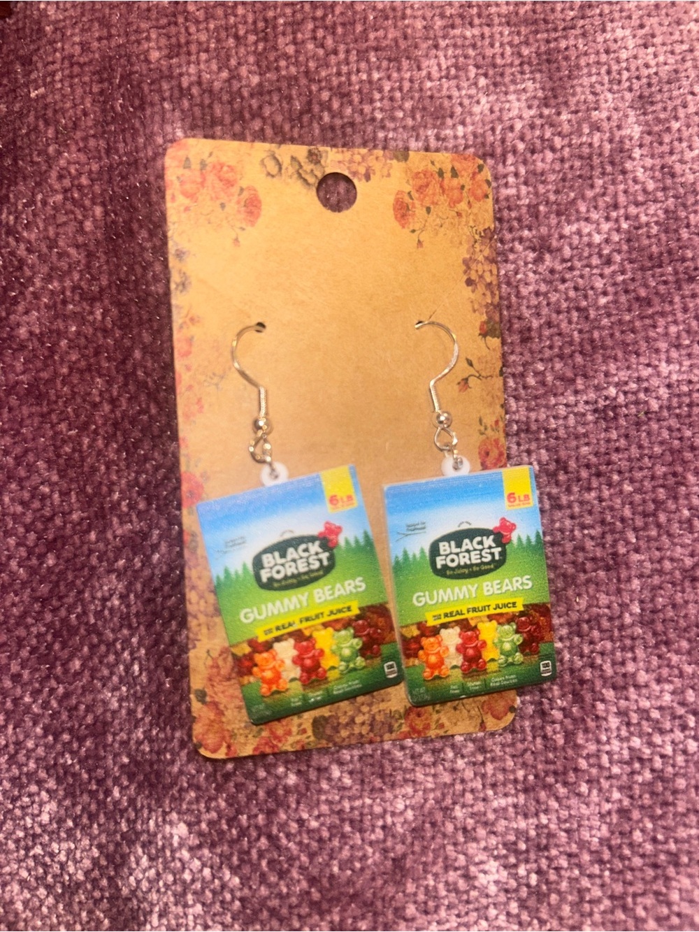 Gummy Bears Novelty Earrings - Multicolor